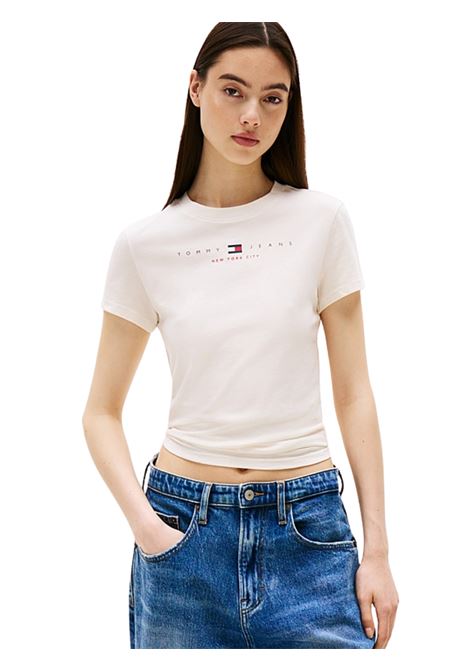 t-shirt slim linear ss Tommy Hilfiger | DW0DW21422YBH